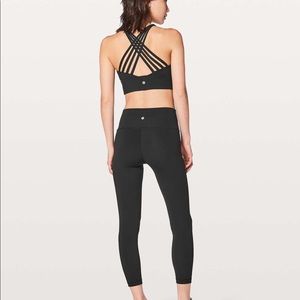 Black Lululemon ‘Free to be Moved’ Bra size 6.